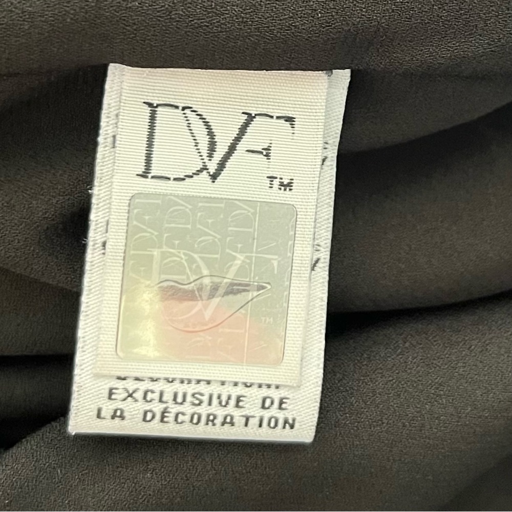 DIANE VON FURSTENBERG Pellina Squin Black/Gold Tank Dress Size 4 Cocktail - Picture 7 of 12